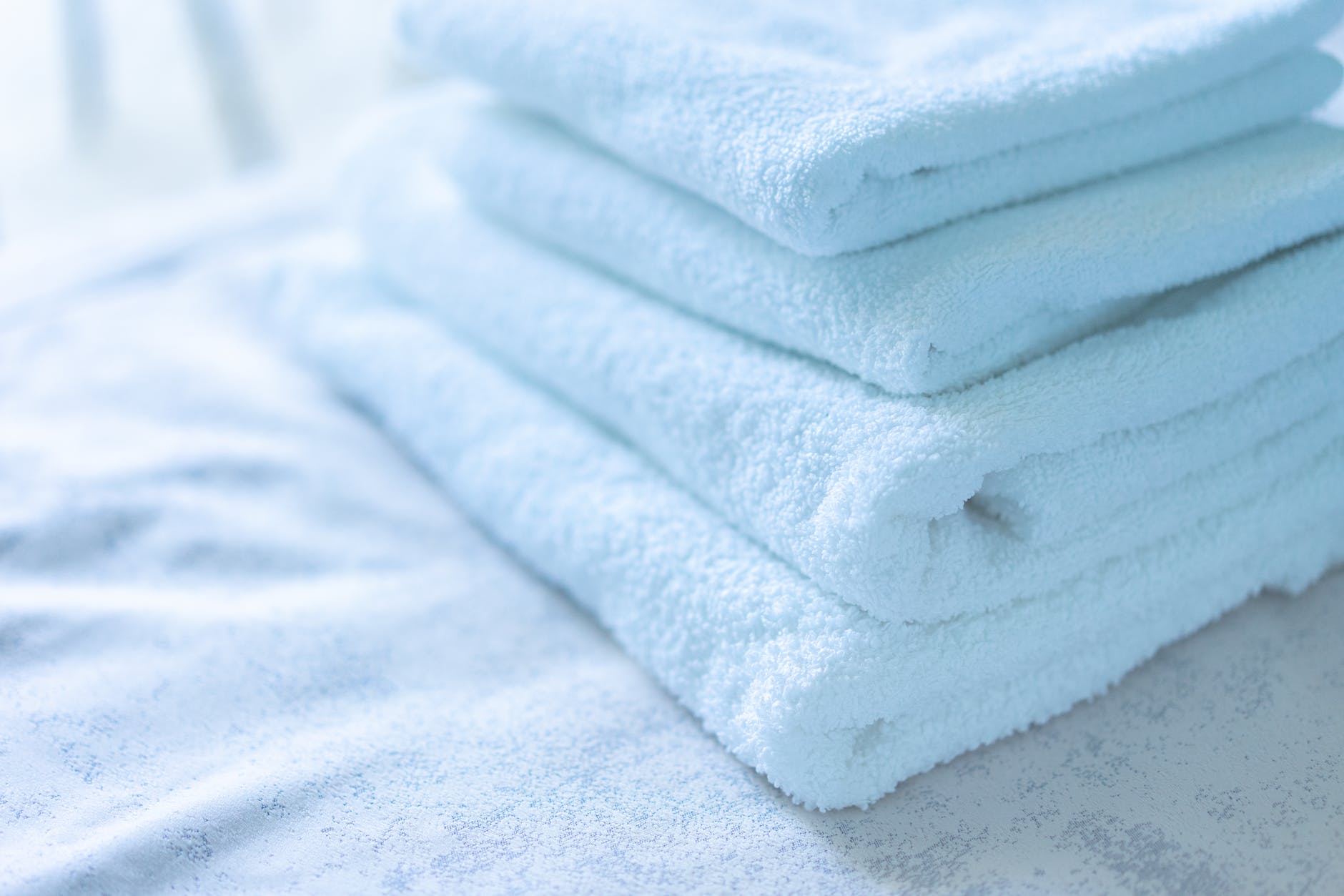clean cotton towels